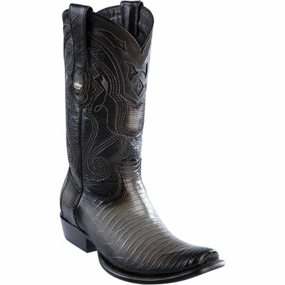 Men's Wild West Teju Lizard Skin Dubai Toe Boots 27907 5 2790705-060  - from alligatorwarehouse.com