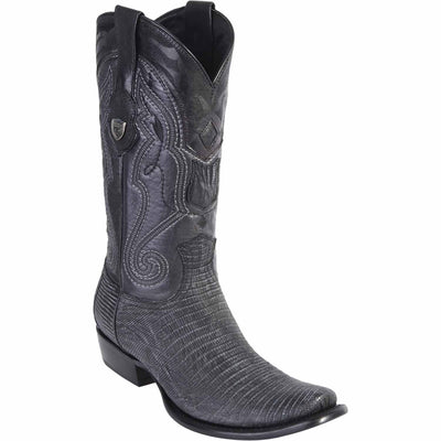 Men's Wild West Teju Lizard Skin Dubai Toe Boots 27907 7 2790705-060  - from alligatorwarehouse.com