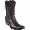 Men's Wild West Teju Lizard with Deer Dubai Toe Short Boots 279BF07 3 279BF0705-060  - from alligatorwarehouse.com