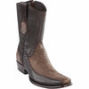 Men's Wild West Teju Lizard with Deer Dubai Toe Short Boots 279BF07 4 279BF0705-060  - from alligatorwarehouse.com