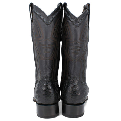 Men's Wild West Caiman Belly Ranch Toe Boots 2824L82 3 2824L8205-060  - from alligatorwarehouse.com