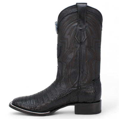 Men's Wild West Caiman Belly Ranch Toe Boots 2824L82 2 2824L8205-060  - from alligatorwarehouse.com
