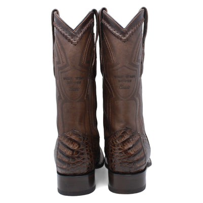 Men's Wild West Caiman Belly Ranch Toe Boots 2824L82 11 2824L8205-060  - from alligatorwarehouse.com