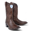 Men's Wild West Caiman Belly Ranch Toe Boots 2824L82 7 2824L8205-060  - from alligatorwarehouse.com