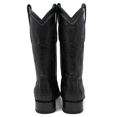 Men's Wild West Caiman Belly Square Toe Boots 277L82 4 277L8205-060  - from alligatorwarehouse.com