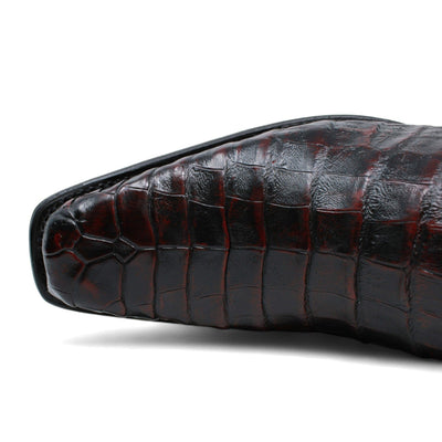 Men's Wild West Caiman Belly Square Toe Boots 277L82 15 277L8205-060  - from alligatorwarehouse.com