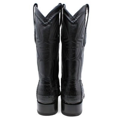 Men's Wild West Caiman Belly with Deer Square Toe Boots 276F82 2 276F8205-060  - from alligatorwarehouse.com