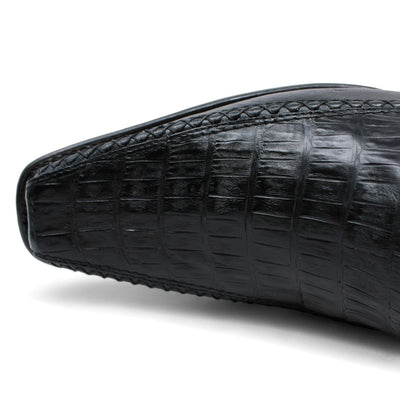 Men's Wild West Caiman Belly with Deer Square Toe Boots 276F82 5 276F8205-060  - from alligatorwarehouse.com