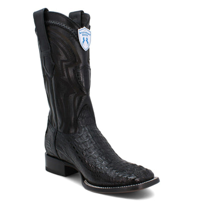 Men's Wild West Caiman Hornback Ranch Toe Boots 2824L02 2 2824L0205-060  - from alligatorwarehouse.com