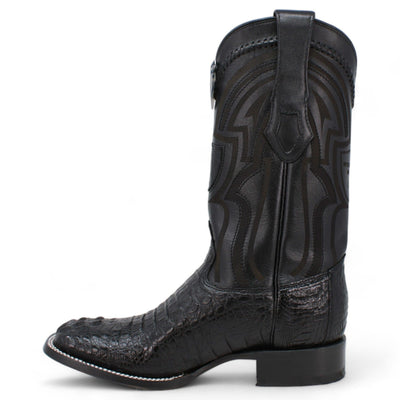 Men's Wild West Caiman Hornback Ranch Toe Boots 2824L02 5 2824L0205-060  - from alligatorwarehouse.com