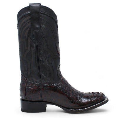 Men's Wild West Caiman Hornback Ranch Toe Boots 2824L02 10 2824L0205-060  - from alligatorwarehouse.com