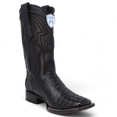Men's Wild West Caiman Tail Ranch Toe Boots 2824L01 2 2824L0105-060  - from alligatorwarehouse.com