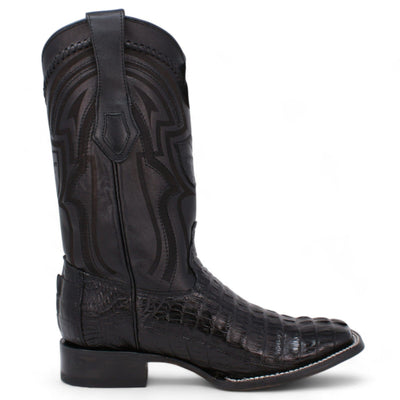 Men's Wild West Caiman Tail Ranch Toe Boots 2824L01 3 2824L0105-060  - from alligatorwarehouse.com
