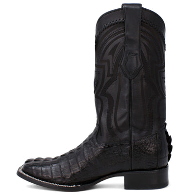 Men's Wild West Caiman Tail Ranch Toe Boots 2824L01 4 2824L0105-060  - from alligatorwarehouse.com