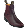 Men's Wild West Napa Leather Round Toe Charro Short Boots 26446 3 2644604-060  - from alligatorwarehouse.com