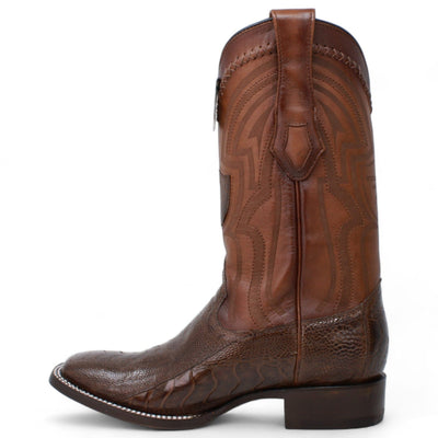 Men's Wild West Ostrich Leg Ranch Toe Boots 2824L05 8 2824L0505-060  - from alligatorwarehouse.com