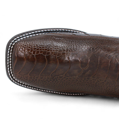 Men's Wild West Ostrich Leg Ranch Toe Boots 2824L05 7 2824L0505-060  - from alligatorwarehouse.com