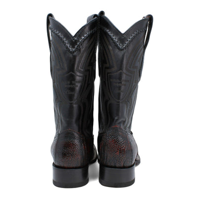Men's Wild West Ostrich Leg Ranch Toe Boots 2824L05 14 2824L0505-060  - from alligatorwarehouse.com