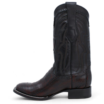 Men's Wild West Ostrich Leg Ranch Toe Boots 2824L05 16 2824L0505-060  - from alligatorwarehouse.com