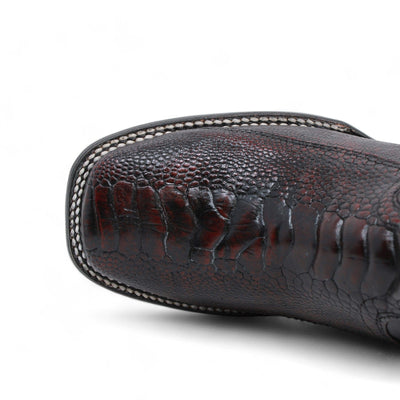 Men's Wild West Ostrich Leg Ranch Toe Boots 2824L05 17 2824L0505-060  - from alligatorwarehouse.com