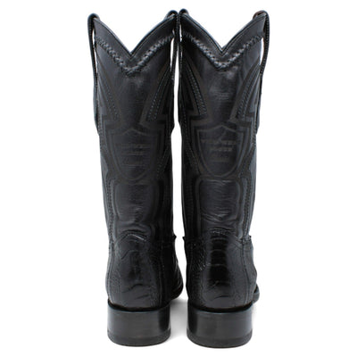 Men's Wild West Ostrich Leg Square Toe Boots 277L05 3 277L0505-060  - from alligatorwarehouse.com