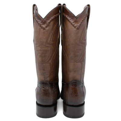 Men's Wild West Ostrich Leg Square Toe Boots 277L05 11 277L0505-060  - from alligatorwarehouse.com