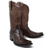 Men's Wild West Ostrich Leg Square Toe Boots 277L05 7 277L0505-060  - from alligatorwarehouse.com