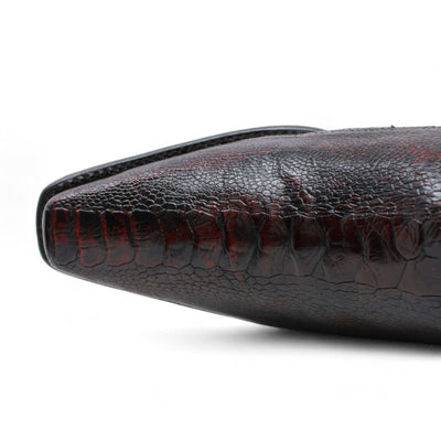 Men's Wild West Ostrich Leg Square Toe Boots 277L05 14 277L0505-060  - from alligatorwarehouse.com