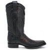 Men's Wild West Ostrich Leg with Deer Skin Square Toe Boots 277LF05 13 277LF0505-060  - from alligatorwarehouse.com