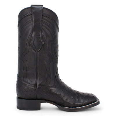Men's Wild West Ostrich Skin Ranch Toe Boots 2824L03 4 2824L0305-060  - from alligatorwarehouse.com