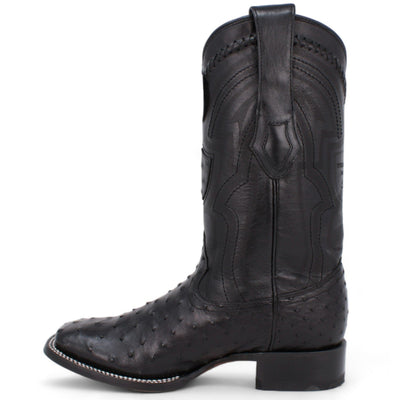 Men's Wild West Ostrich Skin Ranch Toe Boots 2824L03 5 2824L0305-060  - from alligatorwarehouse.com