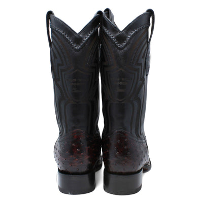 Men's Wild West Ostrich Skin Ranch Toe Boots 2824L03 14 2824L0305-060  - from alligatorwarehouse.com