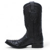 Men's Wild West Ostrich Skin Snip Toe Boots 294L03 5 294L0305-060  - from alligatorwarehouse.com