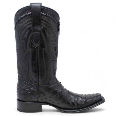 Men's Wild West Full Quill Ostrich European Toe Boots 277L03 5 277L0305-060  - from alligatorwarehouse.com