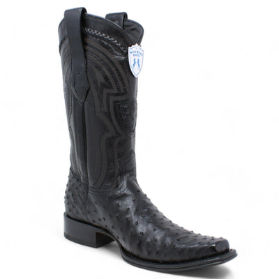 Men's Wild West Full Quill Ostrich European Toe Boots 277L03 2 277L0305-060  - from alligatorwarehouse.com