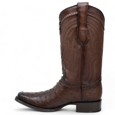 Men's Wild West Full Quill Ostrich European Toe Boots 277L03 9 277L0305-060  - from alligatorwarehouse.com