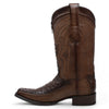 Men's Wild West Ostrich with Deer Skin Square Toe Boots 277LF03 10 277LF0305-060  - from alligatorwarehouse.com