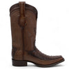 Men's Wild West Ostrich with Deer Skin Square Toe Boots 277LF03 9 277LF0305-060  - from alligatorwarehouse.com