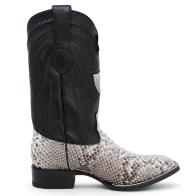 Men's Wild West Python Ranch Toe Boot 2824L5749 4 2824L5749-060  - from alligatorwarehouse.com