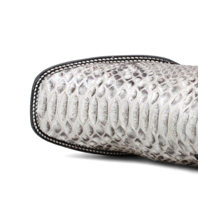 Men's Wild West Python Ranch Toe Boot 2824L5749 6 2824L5749-060  - from alligatorwarehouse.com