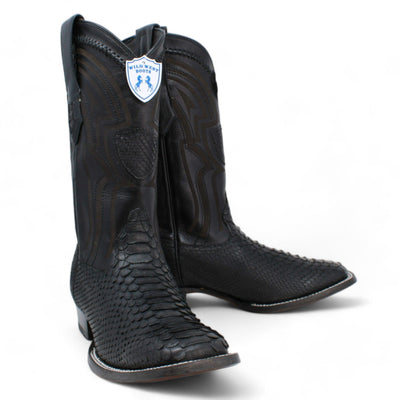 Men's Wild West Python Ranch Toe Boot 2824LG5705 1 2824LG5705-060  - from alligatorwarehouse.com