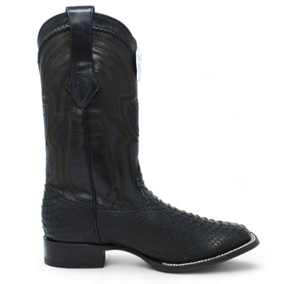 Men's Wild West Python Ranch Toe Boot 2824LG5705 3 2824LG5705-060  - from alligatorwarehouse.com