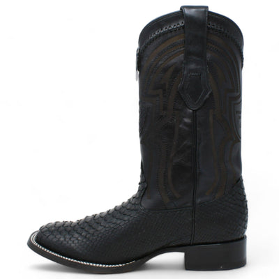Men's Wild West Python Ranch Toe Boot 2824LG5705 4 2824LG5705-060  - from alligatorwarehouse.com