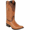 Men's Wild West Smooth Ostrich Skin Snip Toe Boots 29497 5 2949705-060  - from alligatorwarehouse.com