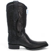 Men's Wild West Teju Lizard with Deer Skin Square Toe Boots 277LF07 4 277LF0705-060  - from alligatorwarehouse.com