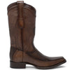 Men's Wild West Teju Lizard with Deer Skin Square Toe Boots 277LF07 10 277LF0705-060  - from alligatorwarehouse.com