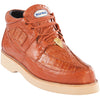 Men's Wild West Boots Caiman and Smooth Ostrich Skin Shoe 2ZA052803 10 2ZA052803-060  - from alligatorwarehouse.com