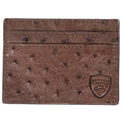 Wild West Ostrich Card Holder 2CA30307 1 2CA30307  - from alligatorwarehouse.com