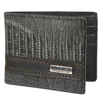 Wild West Teju (Lizard) Wallet 2CA60774 1   - from alligatorwarehouse.com