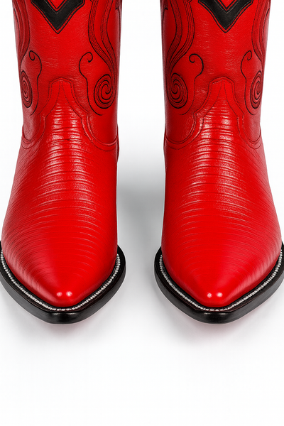 Men's Wild West Teju Lizard Skin 3X Toe Boots 29507 46 2950703-060  - from alligatorwarehouse.com